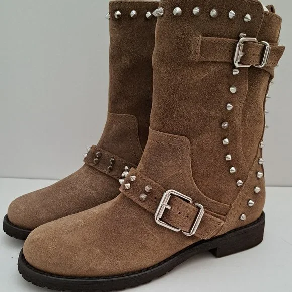 Zara leather boots USA 6.5 EUR 37 - Picture 1 of 8